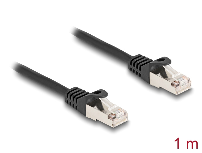 DELOCK καλώδιο RJ50 80187, S/FTP, 26 AWG, 1m, μαύρο - Image 2
