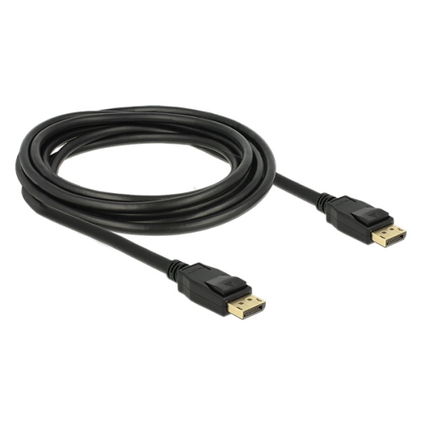 Alternative view of DELOCK καλώδιο DisplayPort 1.2 83807, 4K/60Hz, 21.6 Gbps, 3m, μαύρο