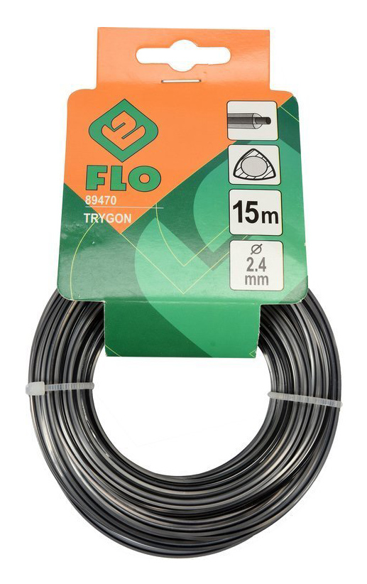 FLO μεσινέζα Trygon 89470, 2.4mm x 15m, γκρι - Image 2