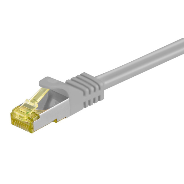 GOOBAY καλώδιο δικτύου 91585, CAT 7 S/FTP, copper, 500MHz, 1m, γκρι