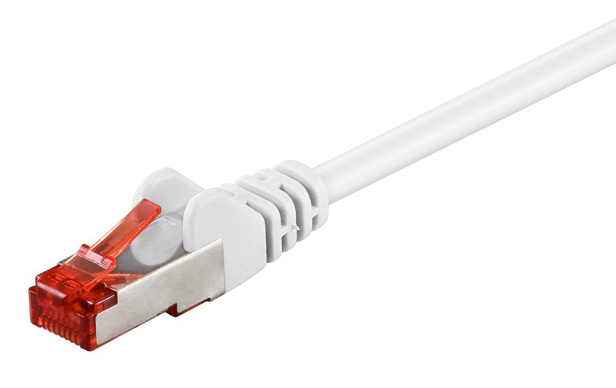 GOOBAY καλώδιο δικτύου 93511, CAT 6 S/FTP, copper, 250MHz, 7.5m, λευκό