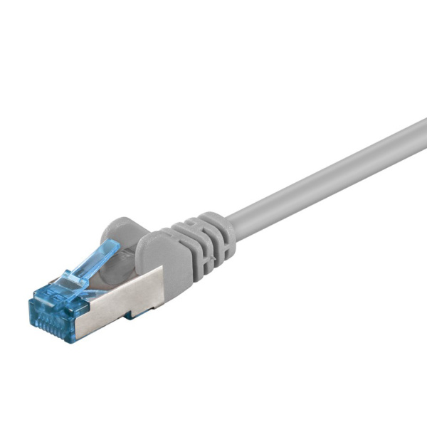 GOOBAY καλώδιο δικτύου 93680, CAT 6A S/FTP, 500 MHz, Copper, 1m, γκρι