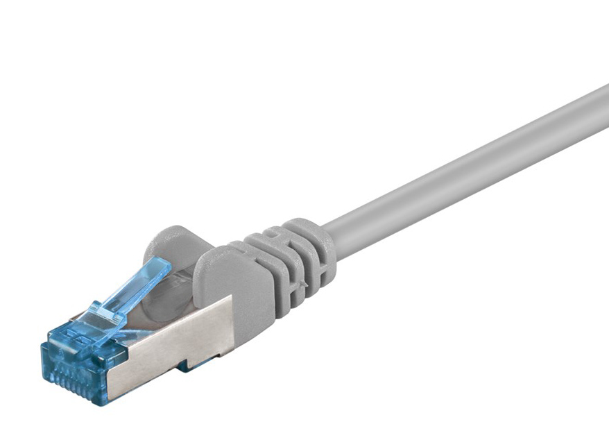 GOOBAY καλώδιο δικτύου 93680, CAT 6A S/FTP, 500 MHz, Copper, 1m, γκρι