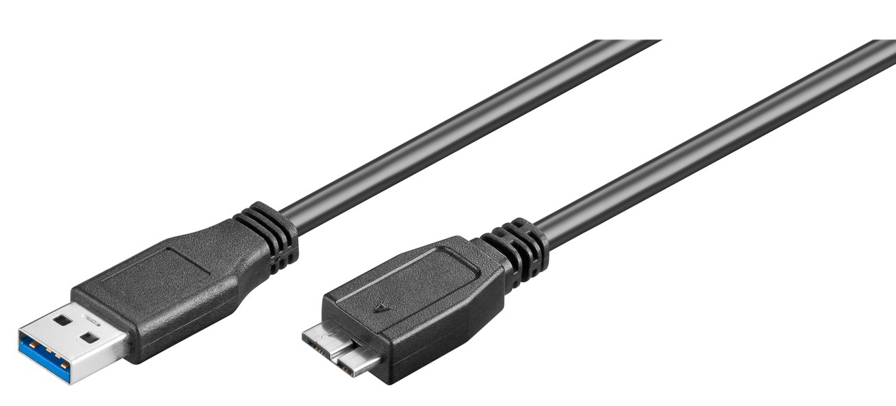 GOOBAY καλώδιο USB 3.0 σε USB 3.0 micro Τype B 95026, 1.8m, μαύρο - Image 2