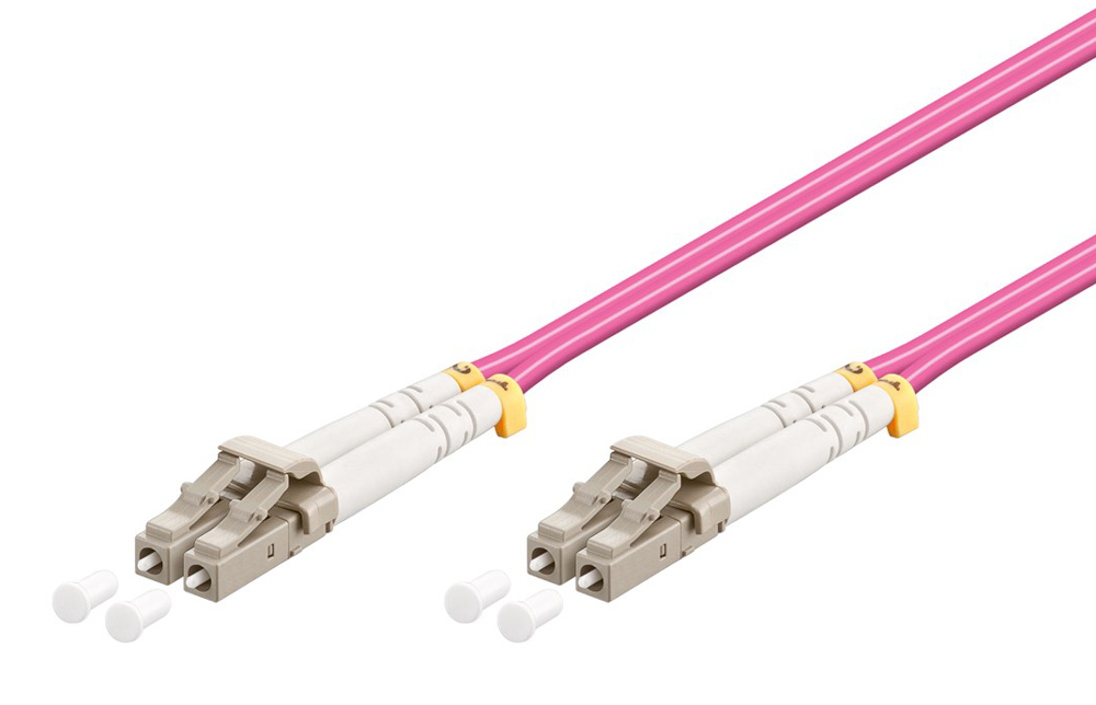 GOOBAY καλώδιο οπτικής ίνας LC-UPC 95936, Multimode OM4, 3m, βιολετί