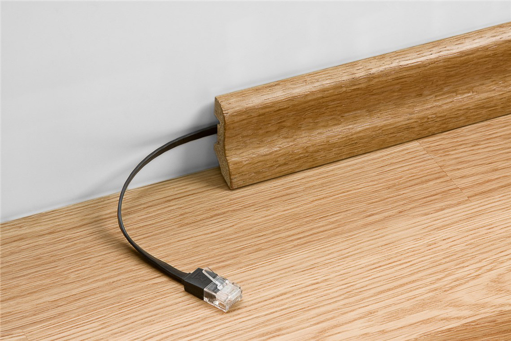 GOOBAY καλώδιο δικτύου 96369, CAT 6A U/UTP, flat, 500MHz, Copper, 10m, λευκό - Image 2