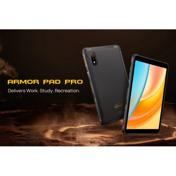 Alternative view of ULEFONE tablet Armor Pad Pro, 8", 8/128GB, 4G, 7650mAh, IP68/IP69K, μαύρο