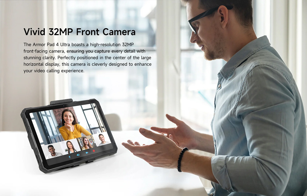 ULEFONE tablet Armor Pad 4 Ultra, 10.36", 8/256GB, 11800mAh, IP68/IP69K, 5G, μαύρο - Image 7