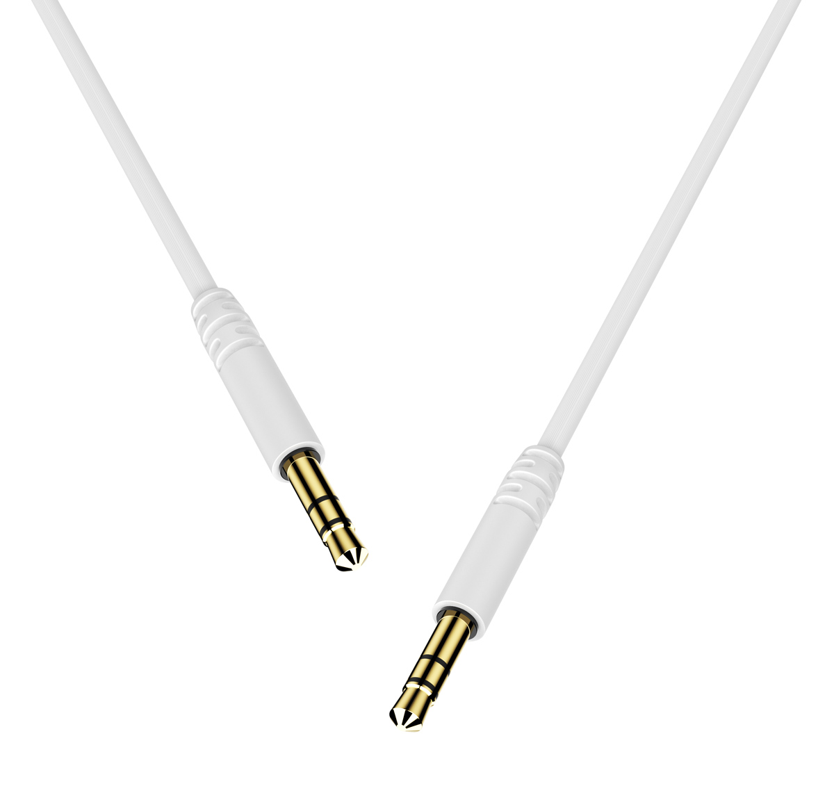 CELEBRAT καλώδιο ήχου 3.5mm AU-01, AUX, 1m, λευκό - Image 2