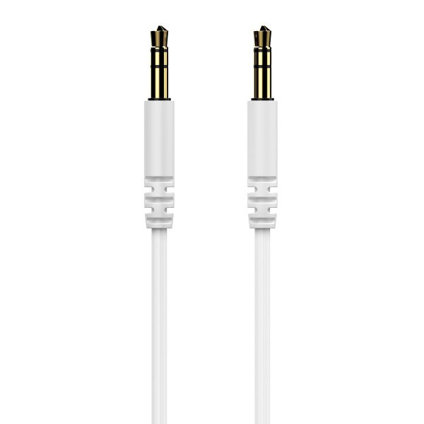 CELEBRAT καλώδιο ήχου 3.5mm AU-01, AUX, 1m, λευκό