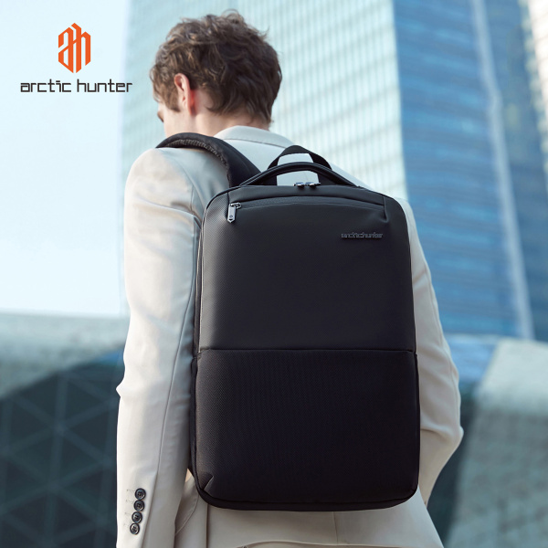 Alternative view of ARCTIC HUNTER τσάντα πλάτης B00681 με θήκη laptop 15.6", 11L, μαύρη