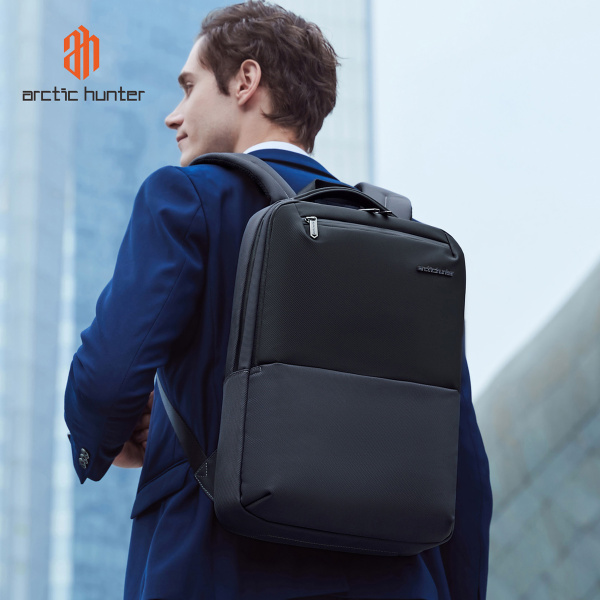 Alternative view of ARCTIC HUNTER τσάντα πλάτης B00681 με θήκη laptop 15.6", 11L, γκρι