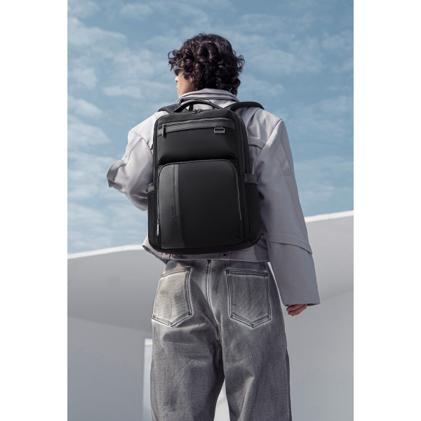 Alternative view of ARCTIC HUNTER τσάντα πλάτης B00808 με θήκη laptop 15.6", 19.5L, μαύρη