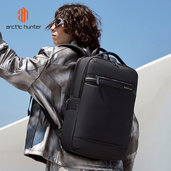 Alternative view of ARCTIC HUNTER τσάντα πλάτης B00872 με θήκη laptop 15.6", 14.5L, μαύρη