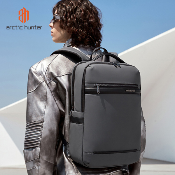 Alternative view of ARCTIC HUNTER τσάντα πλάτης B00872 με θήκη laptop 15.6", 14.5L, γκρι