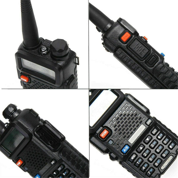 Alternative view of BAOFENG ασύρματος πομποδέκτης UV-5R, VHF/UHF, 5W, μαύρος