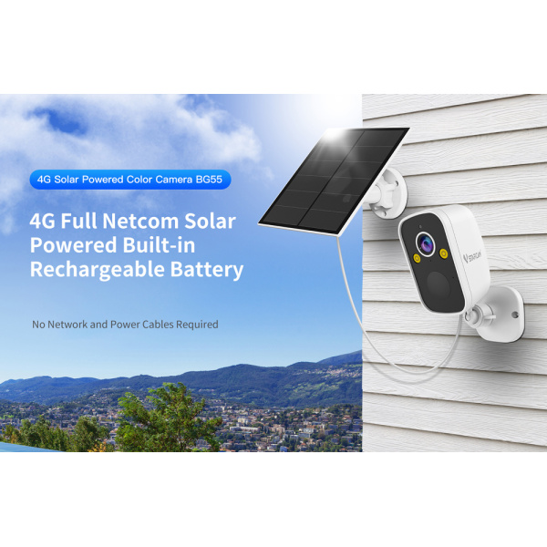 Alternative view of VSTARCAM smart ηλιακή κάμερα BG55, 3MP, 4G, SD, 5000mAh, IP66
