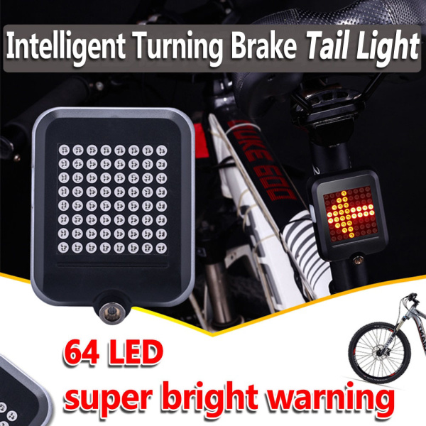 Alternative view of Έξυπνος οπίσθιος φωτισμός ποδηλάτου BIKE-0034, LED, μπαταρία, USB, μαύρο