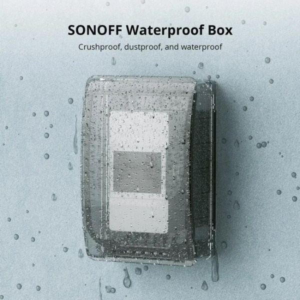 Alternative view of SONOFF θήκη για smart διακόπτες BOX-R2, αδιάβροχη, διάφανη