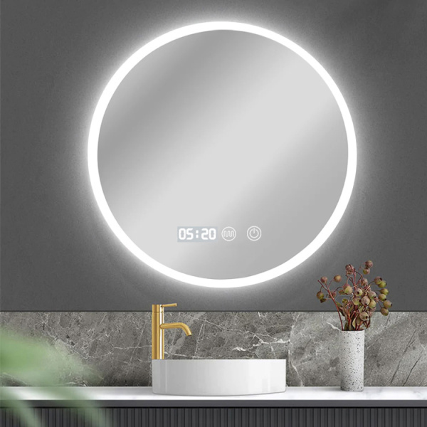 Alternative view of BRUNO καθρέφτης μπάνιου LED BRN-0275, στρόγγυλος, 24W, Φ50cm, IP67