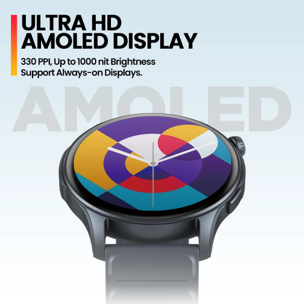 Alternative view of ZEBLAZE smartwatch Btalk 3 Pro, heart rate, 1.43" AMOLED, γκρι