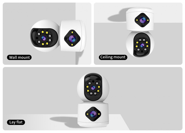 VSTARCAM smart κάμερα C992DR, 3MP, dual lens, Wi-Fi, PTZ, SD - Image 7