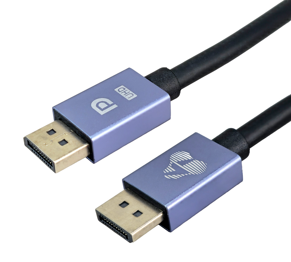 POWERTECH καλώδιο DisplayPort CAB-DP072, 8K/60Hz, 48 Gbps, 1.5m, μαύρο