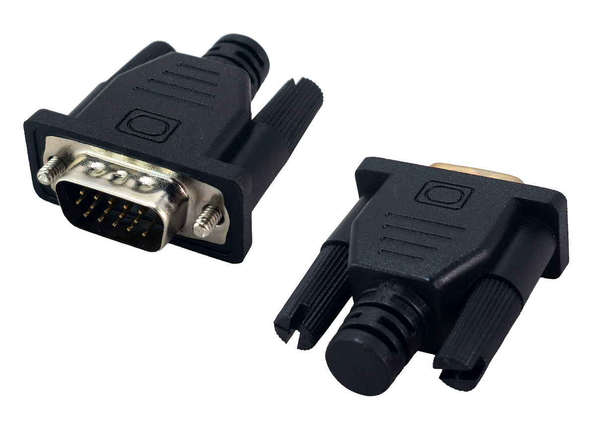 POWERTECH VGA display emulator plug CAB-G041, 4K/60Hz, μαύρο