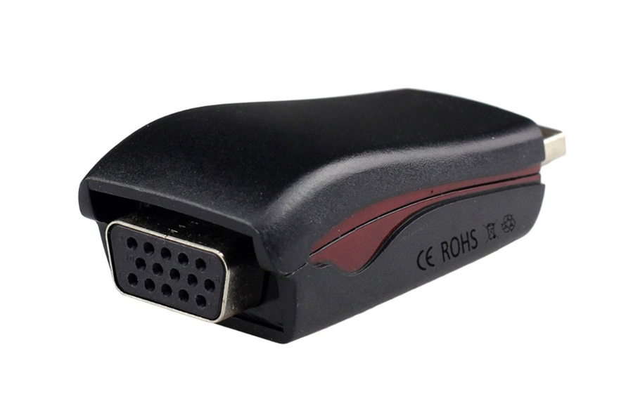 POWERTECH αντάπτορας HDMI 19pin σε VGA CAB-H076, audio jack, USB power - Image 5