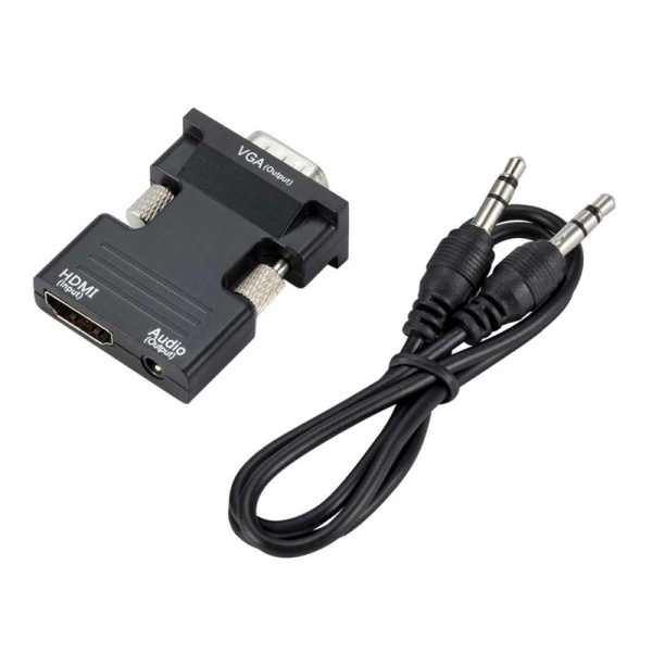 Alternative view of POWERTECH αντάπτορας HDMI σε VGA CAB-H120 με 3.5mm, μαύρος