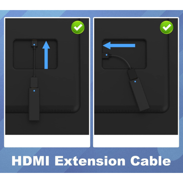 Alternative view of POWERTECH αντάπτορας HDMI CAB-H167, 4K/60Hz, 0.10m, μαύρος