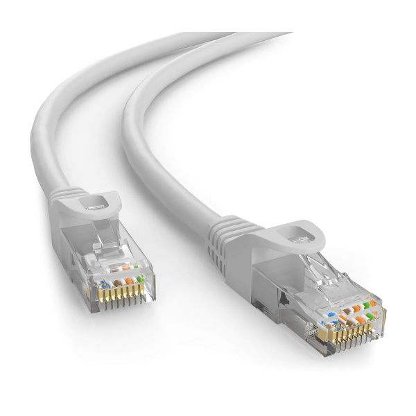POWERTECH καλώδιο δικτύου CAB-N414, Cat 6 U/UTP, CCA, 250Hz, 0.5m, γκρι