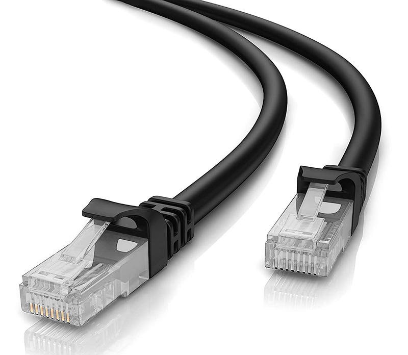 POWERTECH καλώδιο δικτύου CAB-N454, Cat 5e U/UTP, CCA, 100Hz, 1.5m, μαύρο