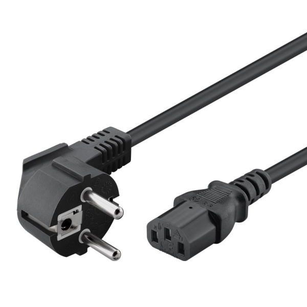 POWERTECH Καλώδιο τροφοδοσίας CAB-P020, 3x 0.75mm², CCS, 1.5m, μαύρο