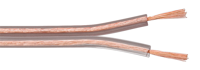 POWERTECH καλώδιο ήχου 2x 0.75mm² CAB-SP013, CCA, 10m, διάφανο - Image 2