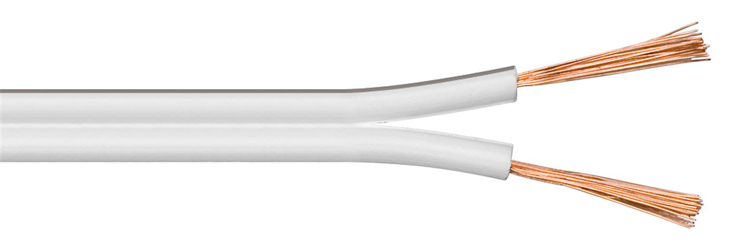 POWERTECH καλώδιο ήχου 2x 0.50mm² CAB-SP021, CCA, 10m, λευκό - Image 2
