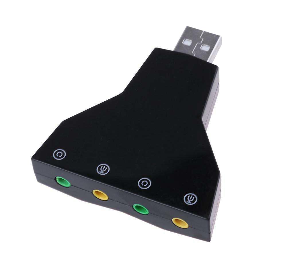 POWERTECH κάρτα ήχου USB CAB-U037, 7.1CH, έξοδος μικρόφωνου & ακουστικού - Image 3