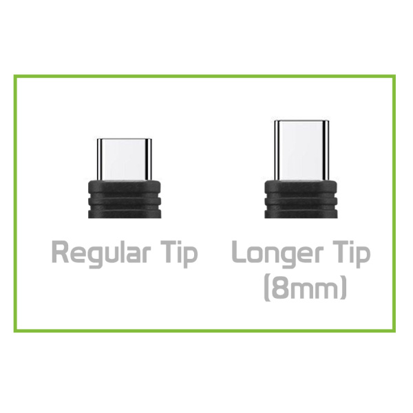 Alternative view of POWERTECH αντάπτορας USB-C σε Micro USB θηλυκό CAB-UC043, longer tip