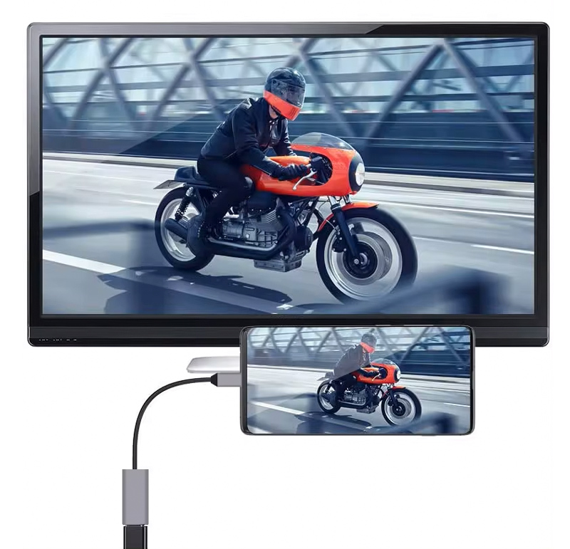 POWERTECH αντάπτορας USB-C σε HDMI CAB-UC086, 4K/60Hz, γκρι - Image 3