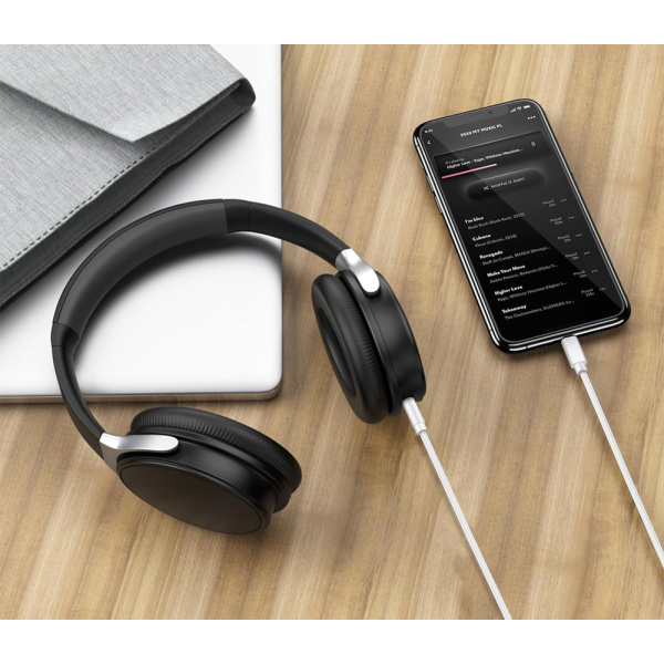 Alternative view of POWERTECH καλώδιο USB-C σε 3.5mm CAB-UC089, 1m, λευκό