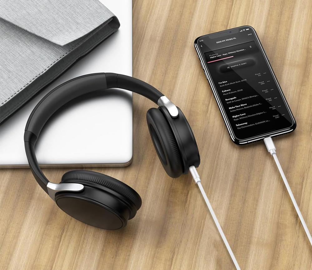 POWERTECH καλώδιο USB-C σε 3.5mm CAB-UC089, 1m, λευκό - Image 2