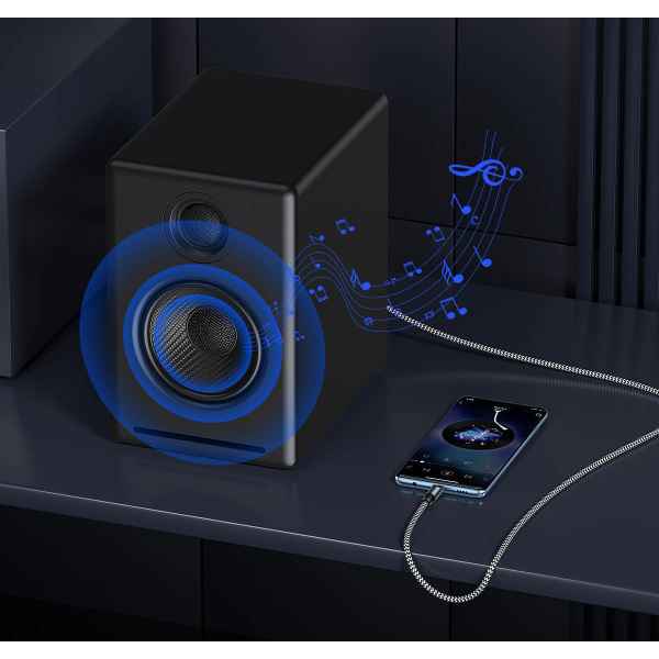Alternative view of POWERTECH καλώδιο ήχου USB-C σε Toslink CAB-UC091, 1m, γκρι