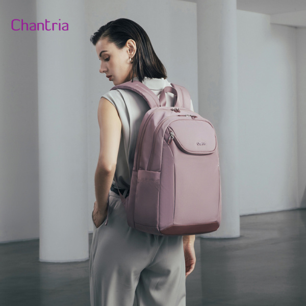 Alternative view of CHANTRIA γυναικεία τσάντα πλάτης CB00638 με θήκη laptop 15.6", 20.2L, μωβ