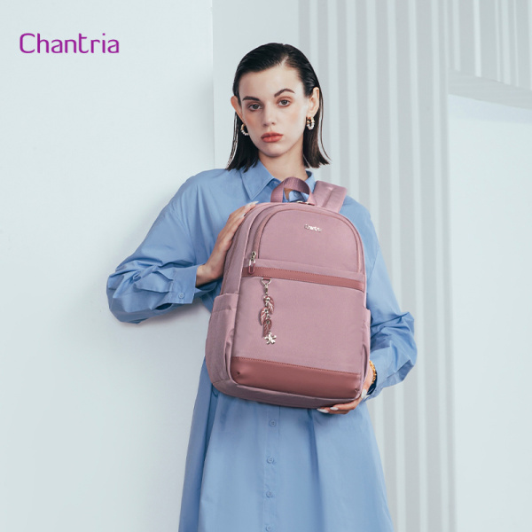 Alternative view of CHANTRIA γυναικεία τσάντα πλάτης CB00648 με θήκη laptop 14.3L", 14L, μωβ