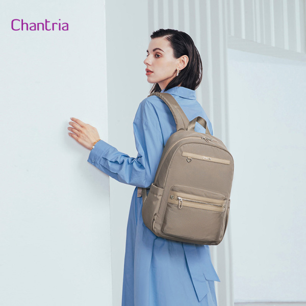 Alternative view of CHANTRIA γυναικεία τσάντα πλάτης CB00649 με θήκη laptop 14", 14.3L, χακί