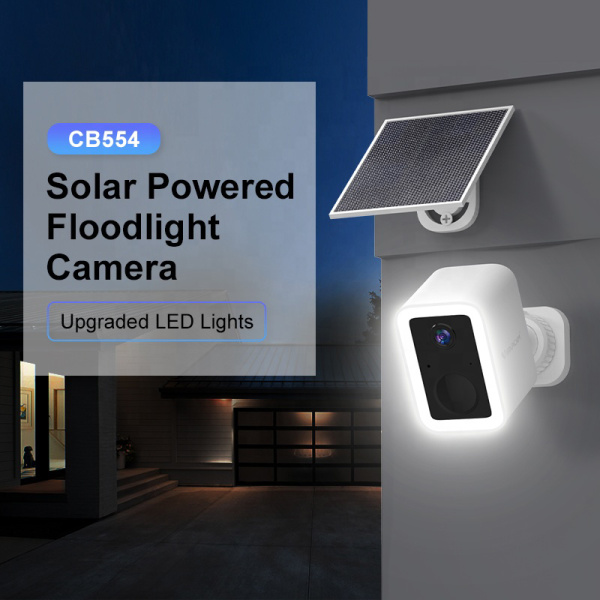 Alternative view of VSTARCAM smart ηλιακή κάμερα CB554 με φωτισμό, 3MP, WiFi, SD, 5200mAh, IP66