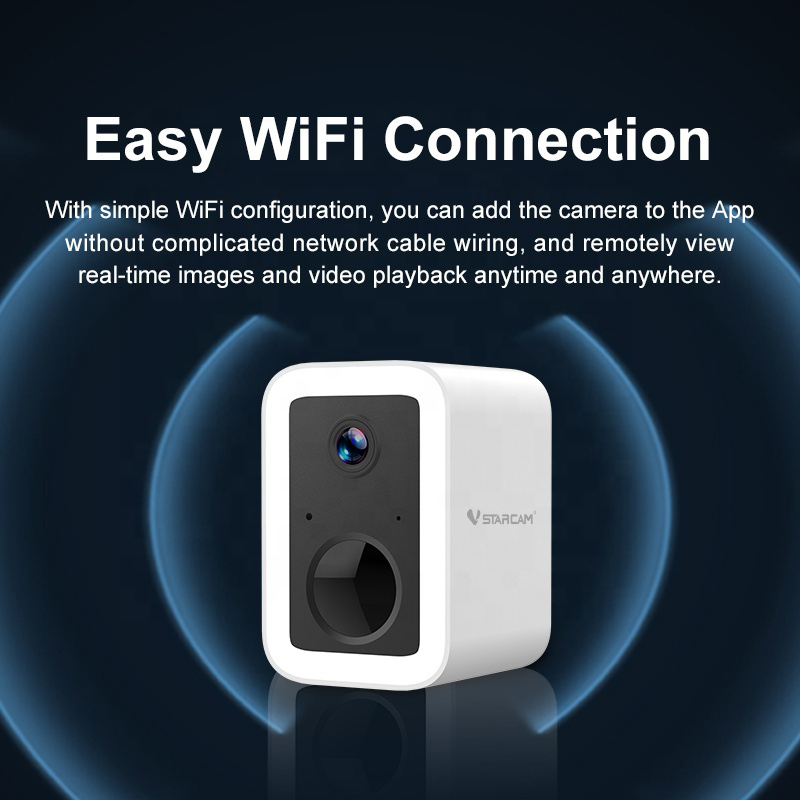 VSTARCAM smart ηλιακή κάμερα CB554 με φωτισμό, 3MP, WiFi, SD, 5200mAh, IP66 - Image 6