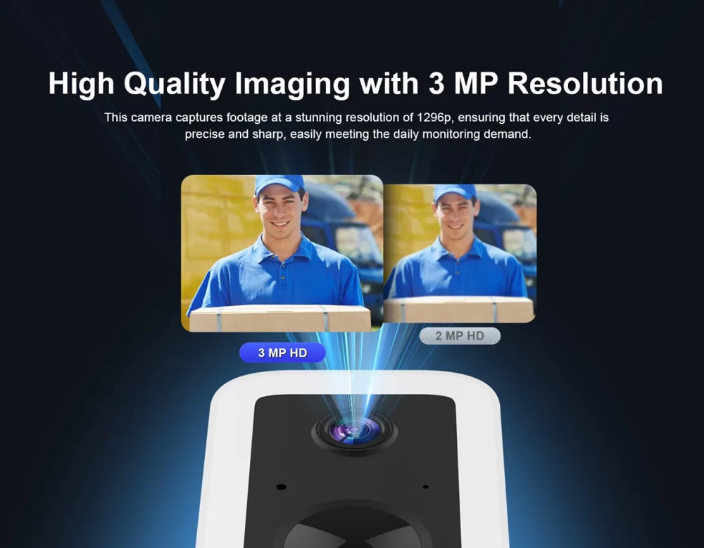 VSTARCAM smart ηλιακή κάμερα CB554 με φωτισμό, 3MP, WiFi, SD, 5200mAh, IP66 - Image 8