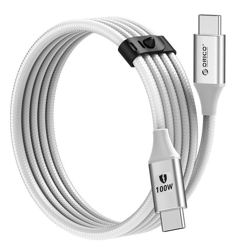 ORICO καλώδιο USB-C CDX-100CC, 100W, 480Mbps, 1m, λευκό - Image 4