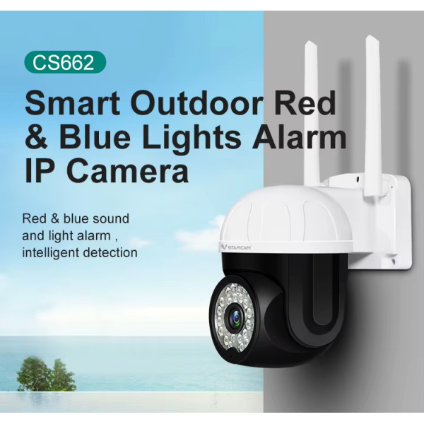 Alternative view of VSTARCAM smart κάμερα CS662, 3MP, WiFi, PTZ, SD, IP66